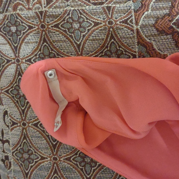 Gorgeous Coral Escada Form Fitting Sleeveless Dress EUC - Picture 9 of 11